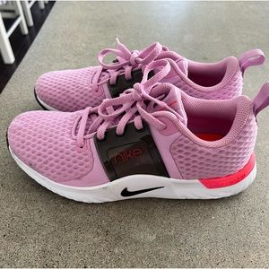 Nike Pink Black Running/Gym Shoes